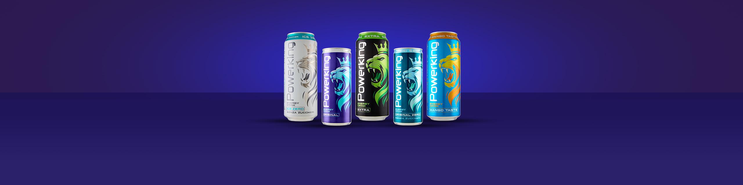 Grafica Powerking energy drink Grafica Powerking energy drink